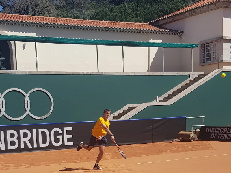 Nuno Cunha Rolo - Nos Tempos Livres, a Praticar Ténis